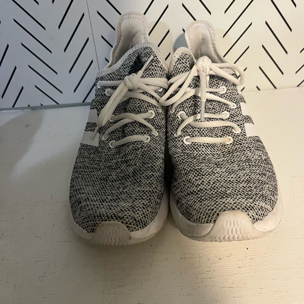 Adidas Black and White Running Shoes - Picture 2 of 2
